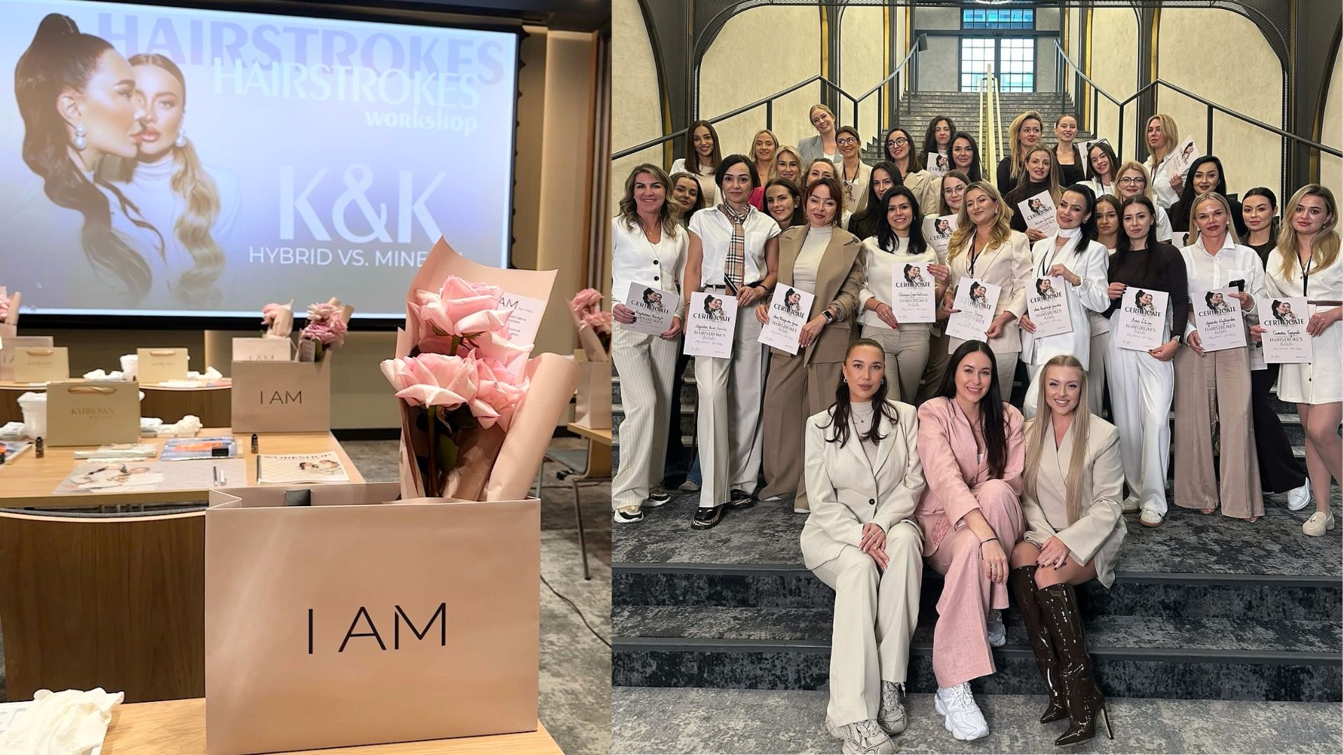 I AM & warsztaty K&K "Hairstrokes- Hybrid vs. Mineral" 