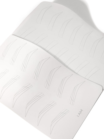 DOUBLE-SIDED SKIN WITH PRINTED EYEBROWS A5 