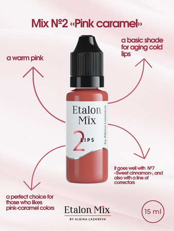 ETALON MIX 2 RÓŻOWY KARMEL. 5 ML