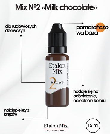 ETALON MIX 2 MLECZNA CZEKOLADA 5 ML