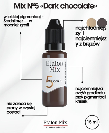 ETALON MIX 5 GORZKA CZEKOLADA 15 ML