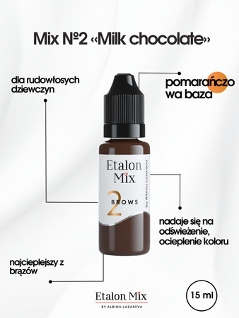 ETALON MIX 2 MLECZNA CZEKOLADA 15 ML